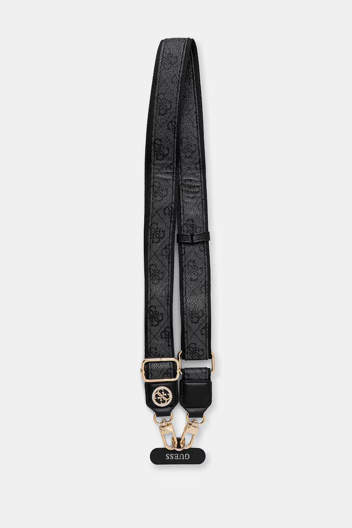 GUESS Каишка за телефон в черно GUUCNP4DGMK