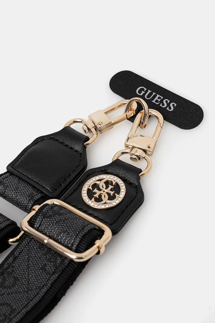 GUESS Каишка за телефон в черно GUUCNP4DGMK