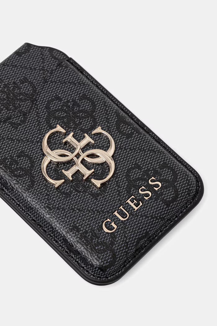 GUESS Калъф за карти сив GUWMSMIP4GK