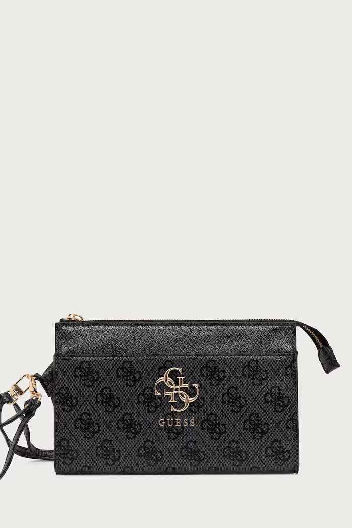 GUESS калъф за телефон от имитация на кожа сив GUWPO5P4GP4GLK