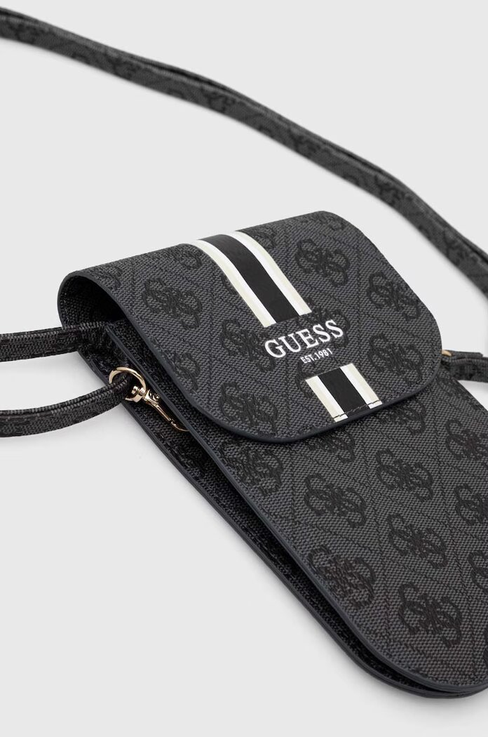 GUESS Калъф за телефон в сиво