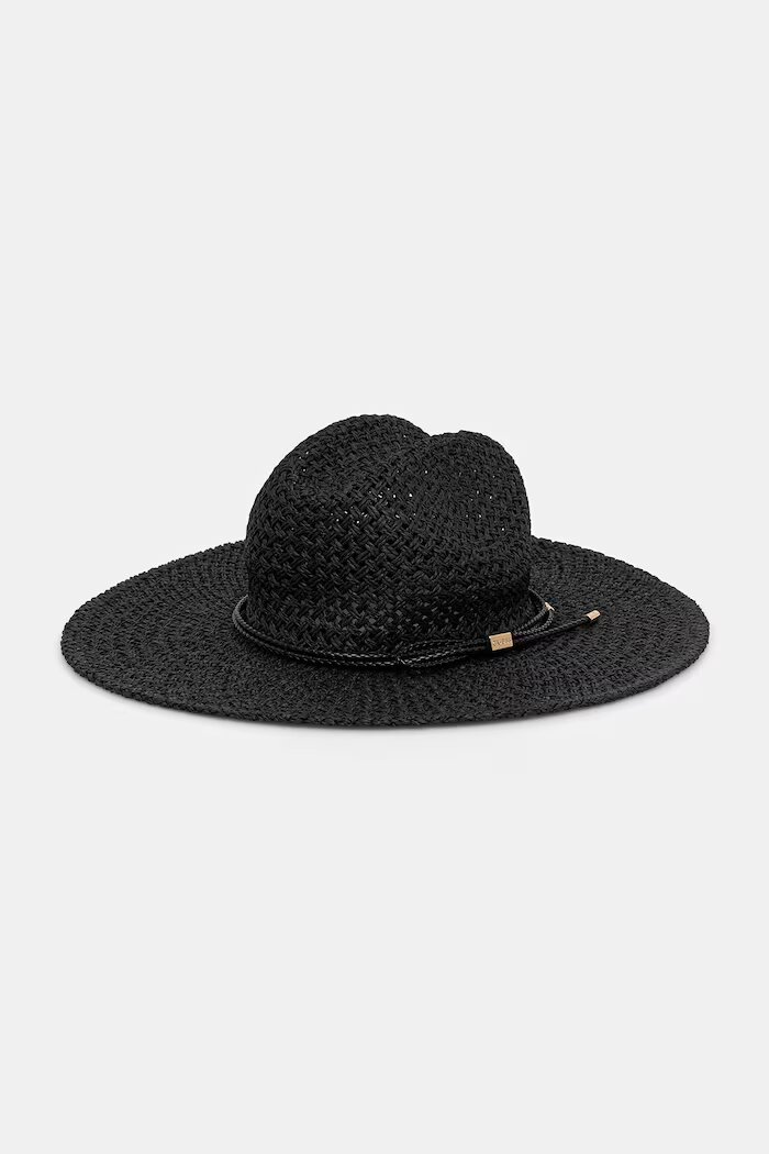 GUESS капела дамска от сплетена материя KIRSTEN черна AW5612 NYL01