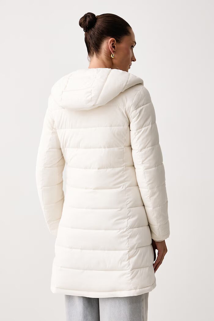 GUESS капитонирано палто дамско NEW ALETA бежово V4YL05 WF3X0