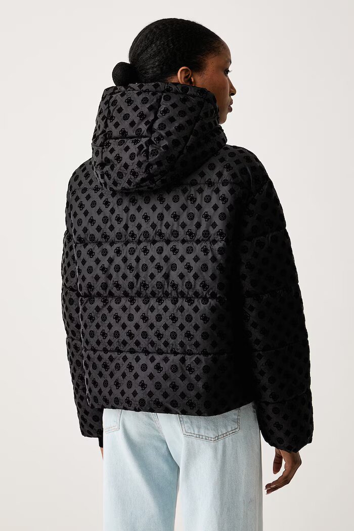 GUESS капитонирано яке дамско NEW DAISY черно W6BL56 W4195