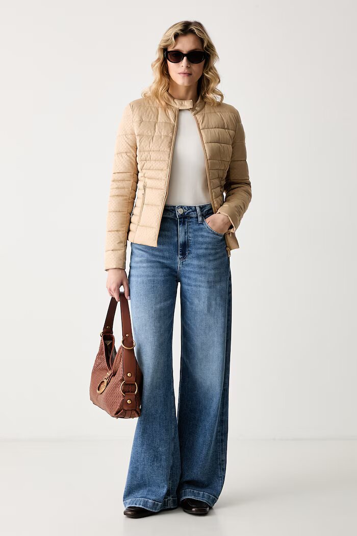 GUESS капитонирано яке дамско NEW VONA бежово W6YL16 W2891