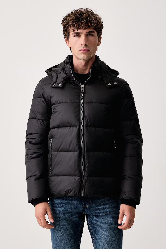 GUESS капитонирано яке мъжко черно M6BL42 W4154