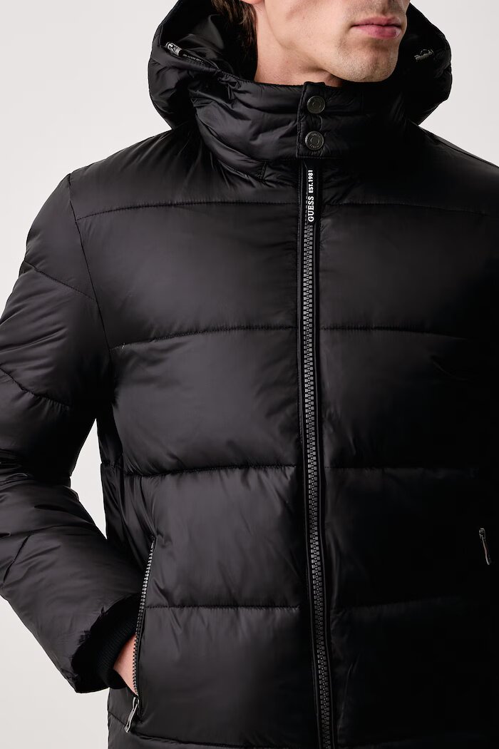 GUESS капитонирано яке мъжко черно M6BL42 W4154