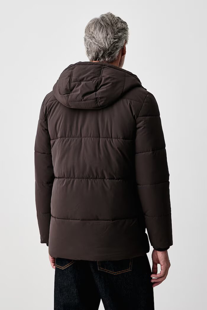 GUESS капитонирано яке мъжко кафяво M6BL45 W4157