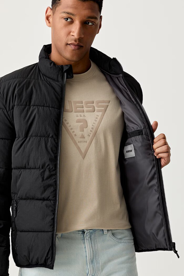 GUESS капитонирано яке мъжко ROHAN черно Z5YL09 WGTN0