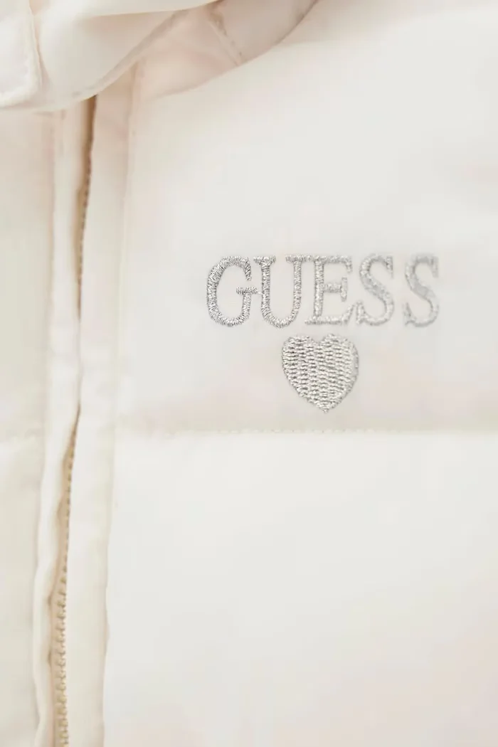 GUESS капитонирано яке за деца бежово A6BL03 W4031