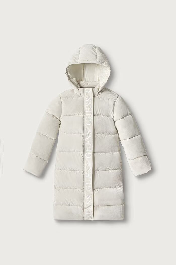 GUESS капитонирано яке за деца бежово J6BL01 W3991