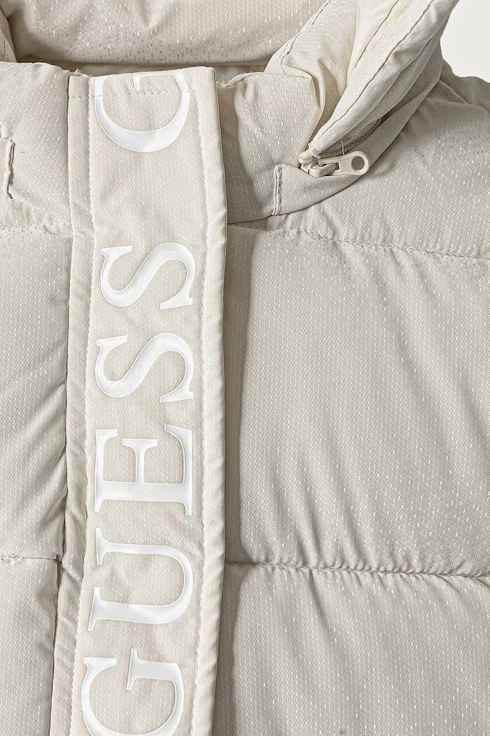 GUESS капитонирано яке за деца бежово J6BL01 W3991