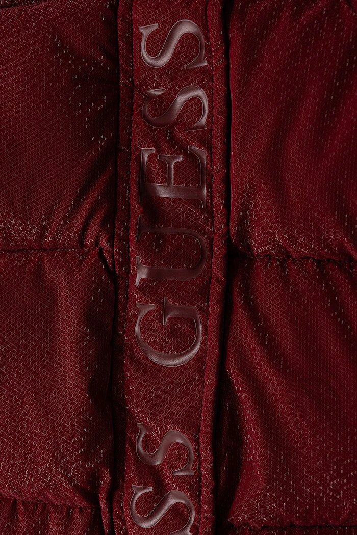 GUESS капитонирано яке за деца бордо J6BL02 W3993