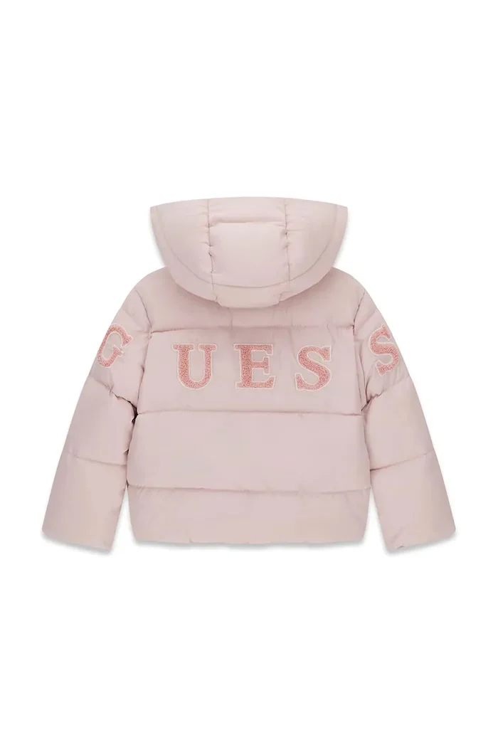 GUESS капитонирано яке за деца розово K6BL01 W3960