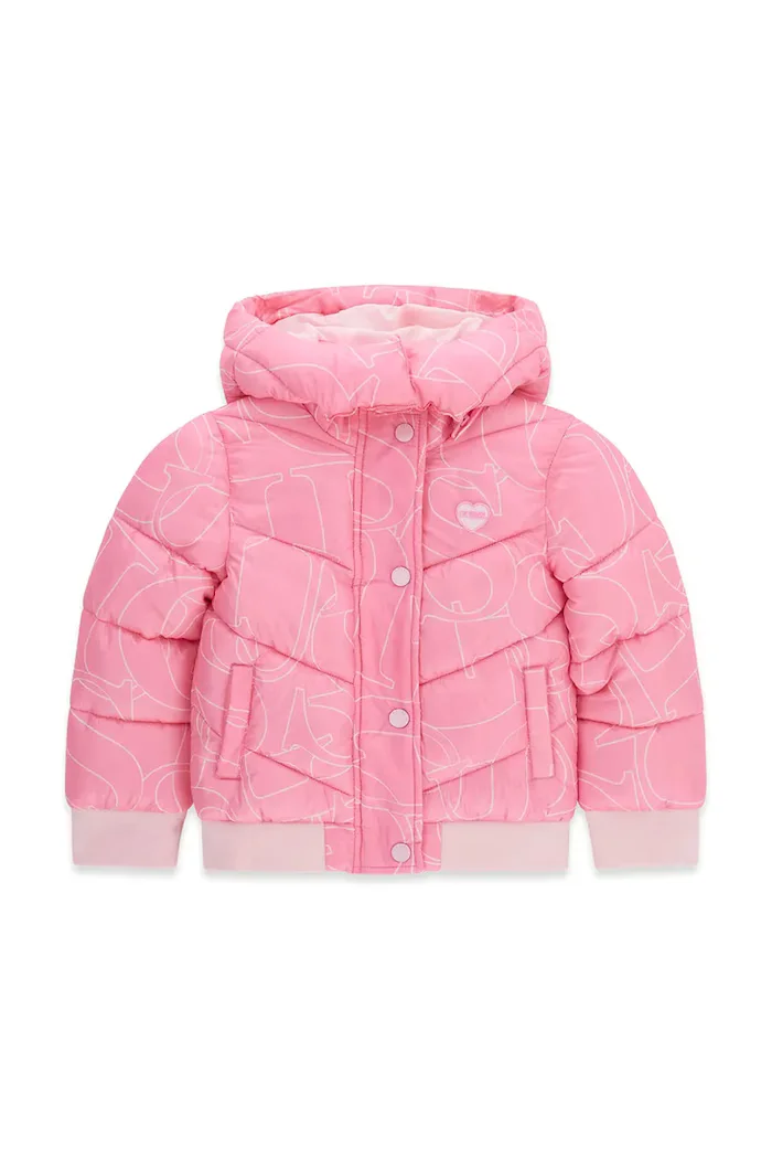 GUESS капитонирано яке за деца розово K6YL04 W2597