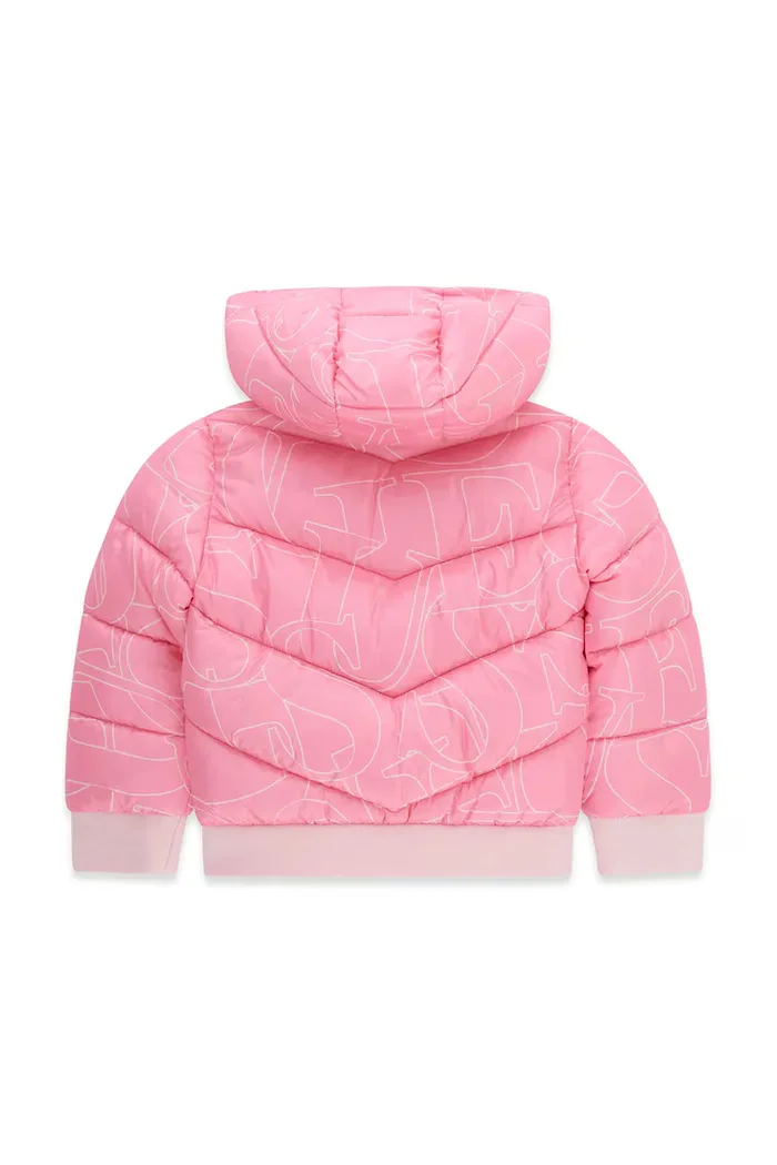 GUESS капитонирано яке за деца розово K6YL04 W2597