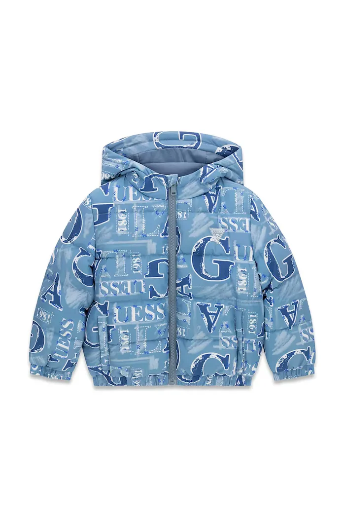 GUESS капитонирано яке за деца синьо N6BL03 W4499