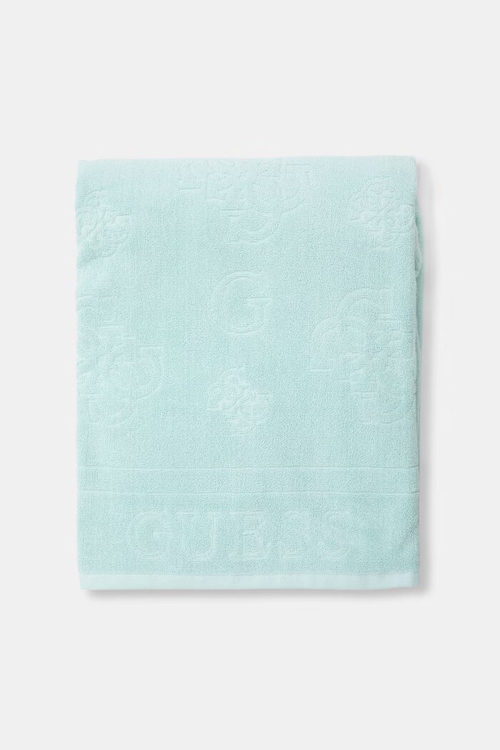 GUESS Кърпа за баня от памук тюркоазена E6GZ01 KG490