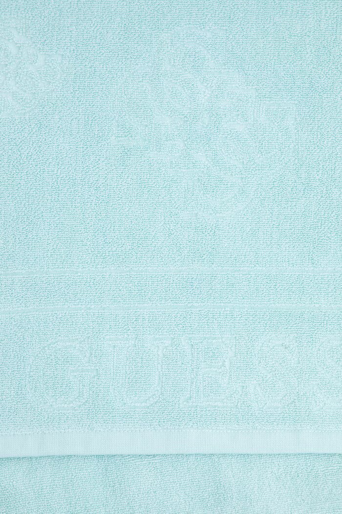 GUESS Кърпа за баня от памук тюркоазена E6GZ01 KG490