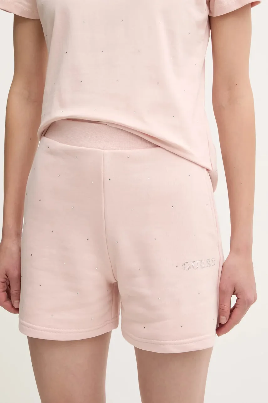 GUESS Къс панталон RHINESTONES