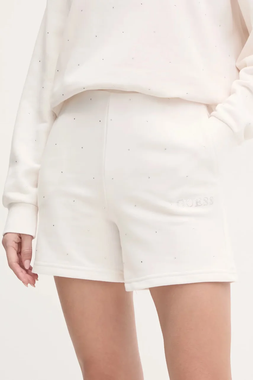 GUESS Къс панталон RHINESTONES
