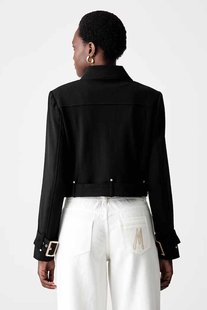 GUESS късо яке дамско CLAUDIE черно W6YL21 K4327