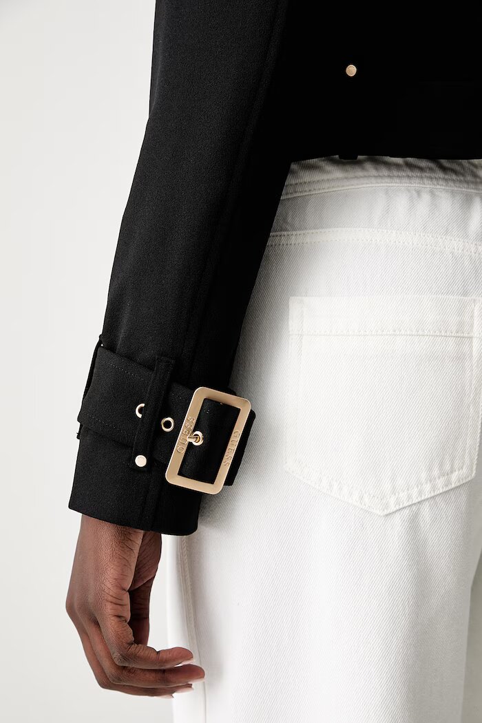 GUESS късо яке дамско CLAUDIE черно W6YL21 K4327