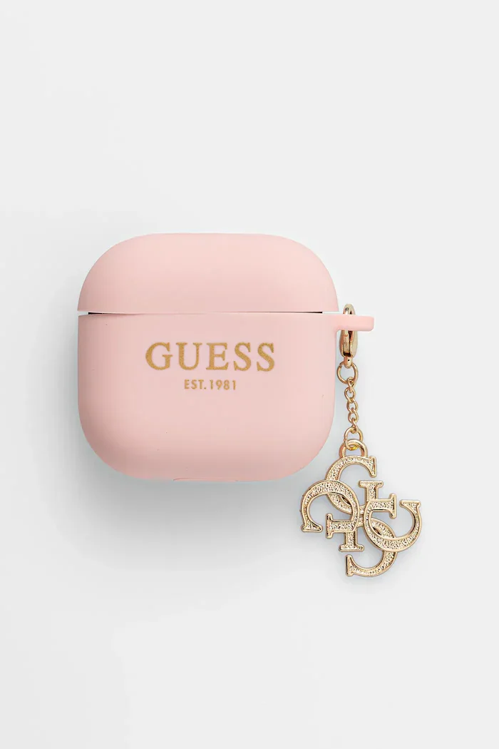 GUESS Кейс за слушалки AirPods 4 cover в розово GUA4LECG4P
