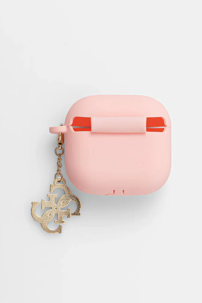 GUESS Кейс за слушалки AirPods 4 cover в розово GUA4LECG4P