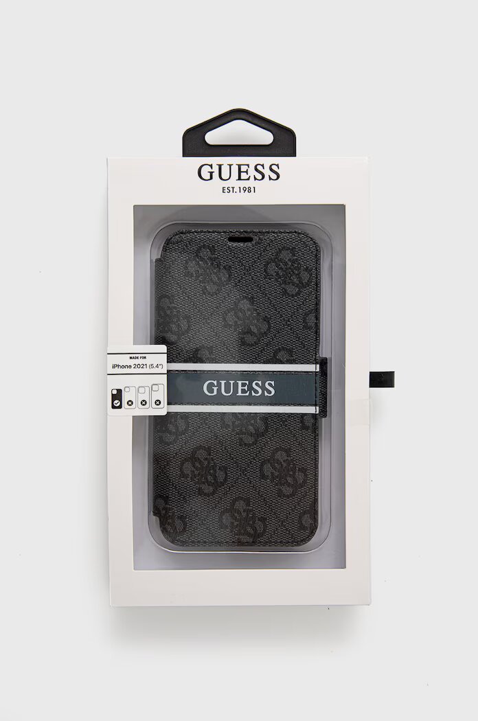 GUESS Кейс за телефон iPhone 13 Mini в сиво