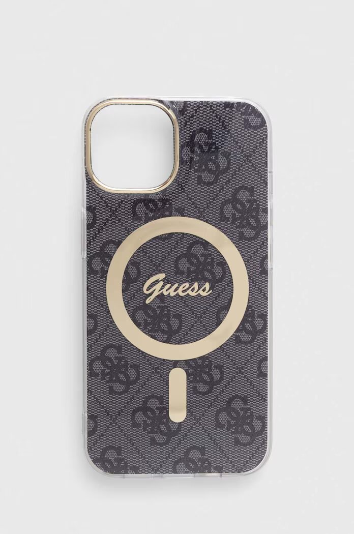 GUESS Кейс за телефон iPhone 14 6.1" в сиво