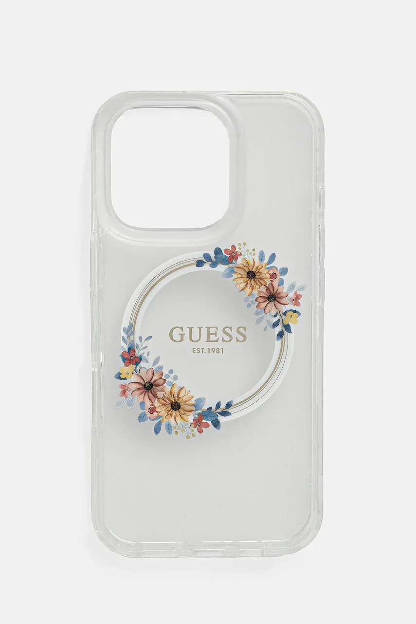GUESS Кейс за телефон iPhone 16 Pro 6.3
