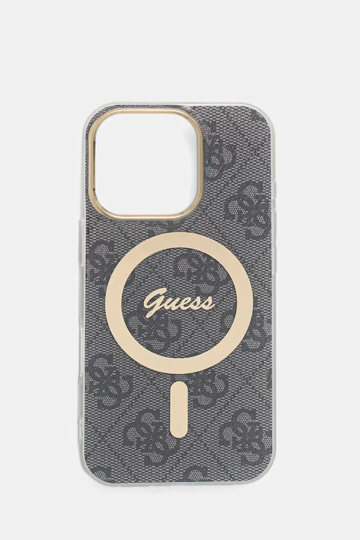 GUESS Кейс за телефон iPhone 16 Pro 6.3" в тъмносиньо GUHMP16LH4STK