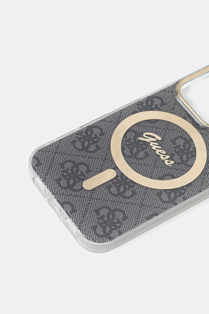 GUESS Кейс за телефон iPhone 16 Pro 6.3" в тъмносиньо GUHMP16LH4STK