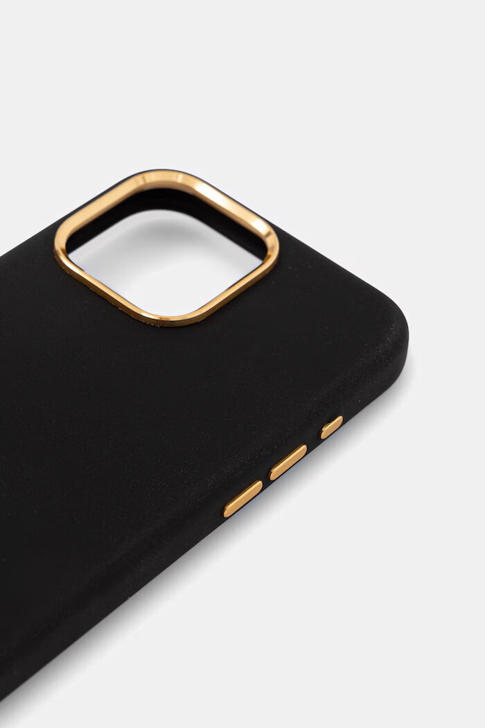 GUESS кейс за телефон iPhone 16 Pro Max черен GUHCP16XSMBSLK