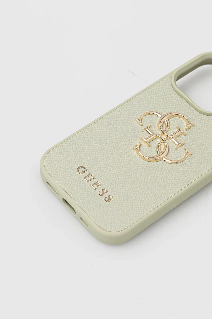 GUESS Кейс за телефон iPhone 16 Pro в зелено GUHCP16LPGT4MBN