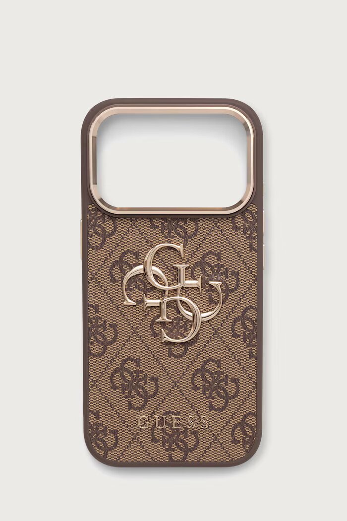 GUESS кейс за телефон iPhone 17/18 Pro кафяв GUHCP18L4GMGCBR