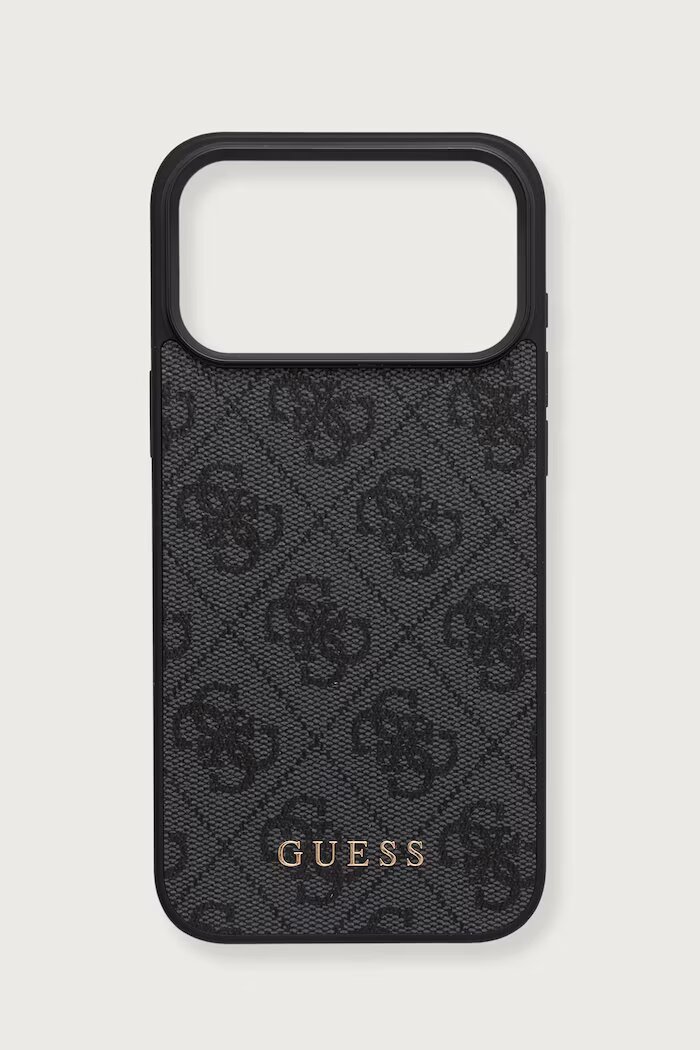 GUESS кейс за телефон iPhone 17/18 Pro Max черен GUHCP18XG4GFGR