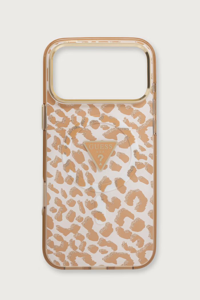 GUESS кейс за телефон iPhone 17/18 Pro Max кафяв GUHMP18XHLEGTGLW