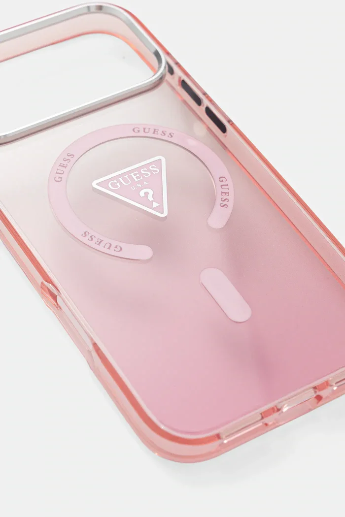 GUESS Кейс за телефон iPhone 17 Pro Max в розово GUHMP17XHGTMLCGP