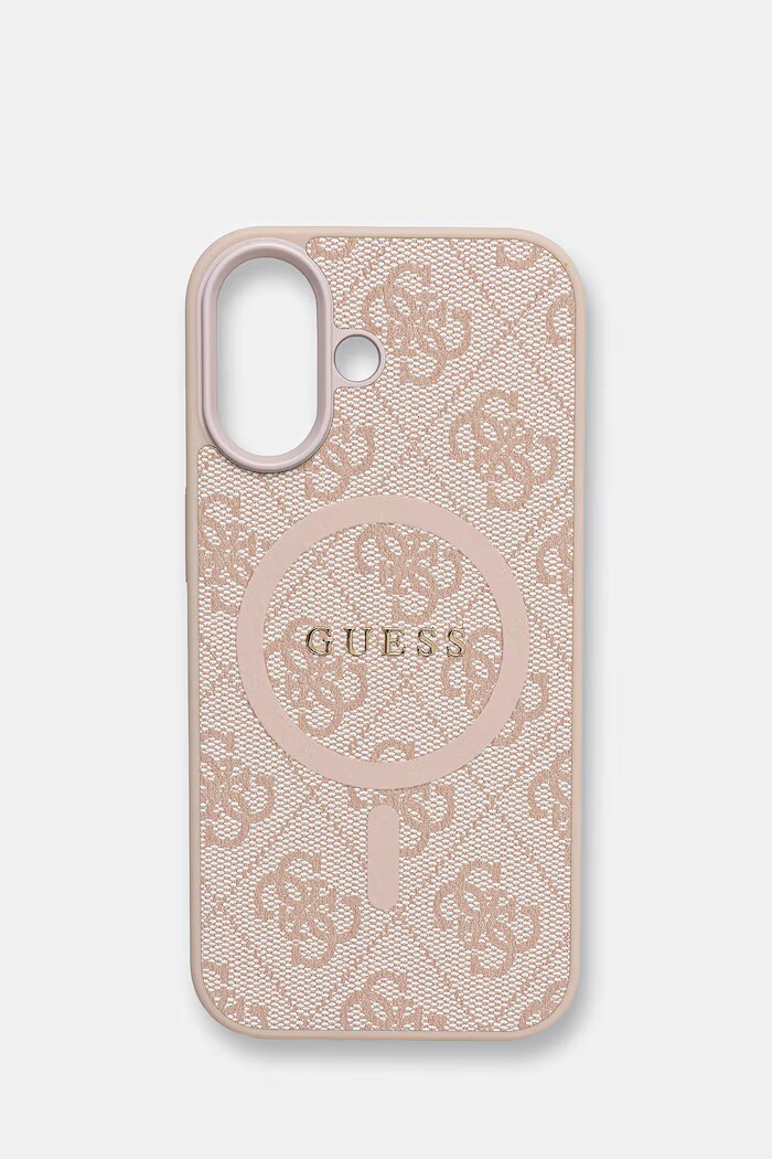 GUESS кейс за телефон iPhone 17 розов GUHMP17SG4GFRP
