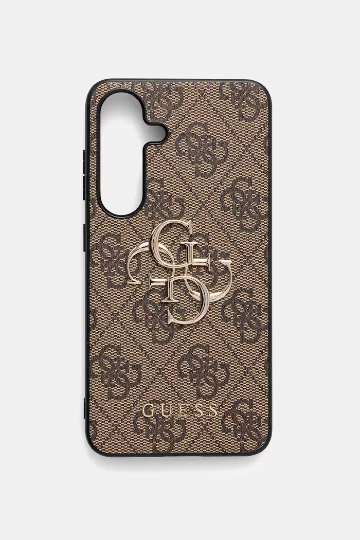 GUESS Кейс за телефон Samsung Galaxy S25 в кафяво GUHCS25S4GMGBR