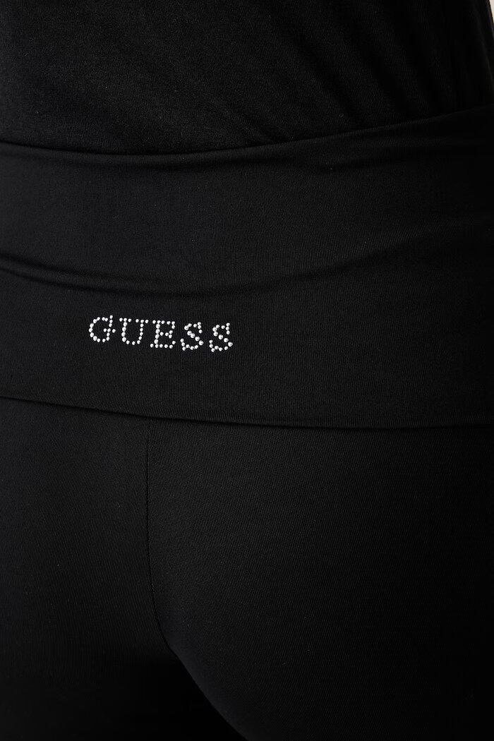GUESS клин дамски LOTUS черен с висока талия V6YB24 K4713