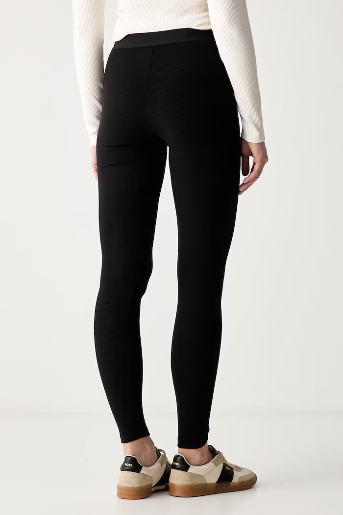 GUESS клин дамски с модал BLOSSOM черен с висока талия V6YB23 K4666