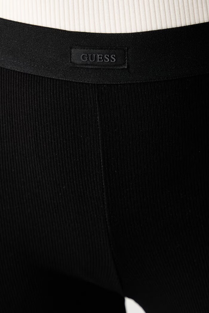 GUESS клин дамски с модал BLOSSOM черен с висока талия V6YB23 K4666