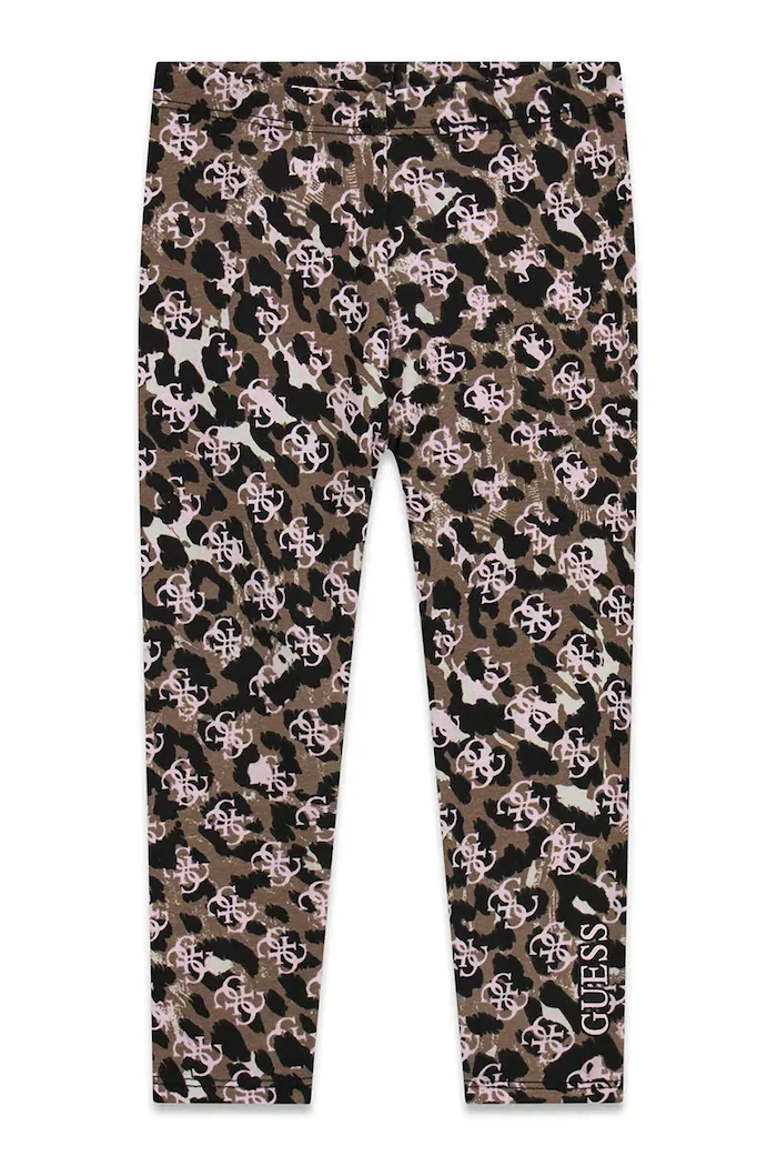 GUESS клин за деца с памук кафяв със стандартна талия K6YB07 K3846
