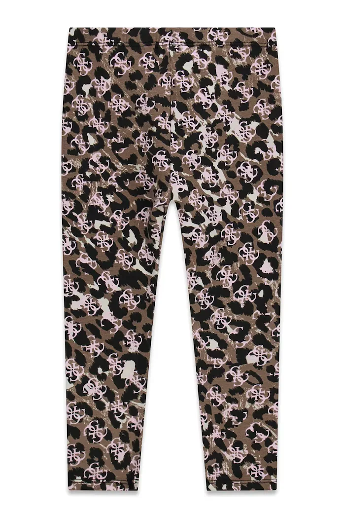 GUESS клин за деца с памук кафяв със стандартна талия K6YB07 K3846