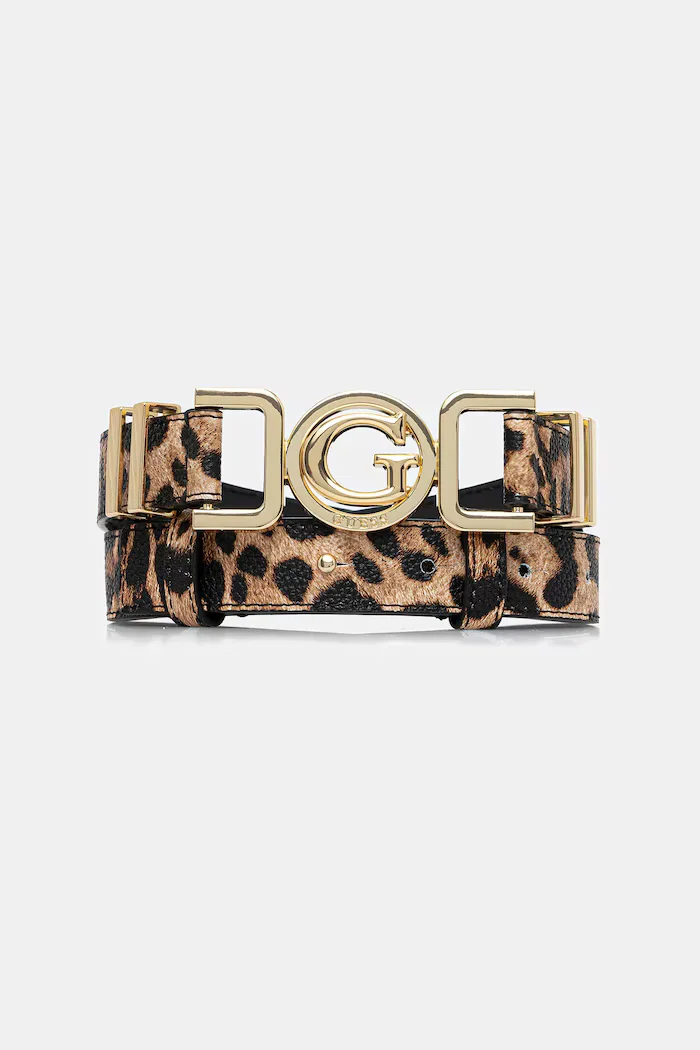 GUESS колан дамски от имитация на кожа CIRENE кафяв BW9331 P6125