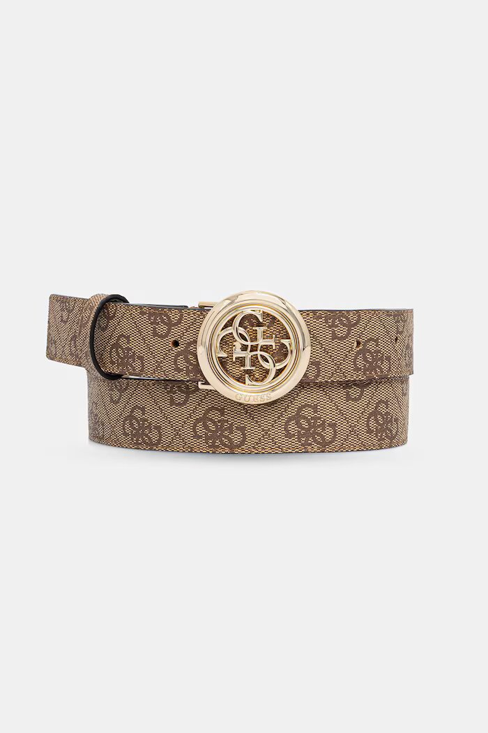 GUESS колан дамски от имитация на кожа JANIE бежов BW9357 P6230
