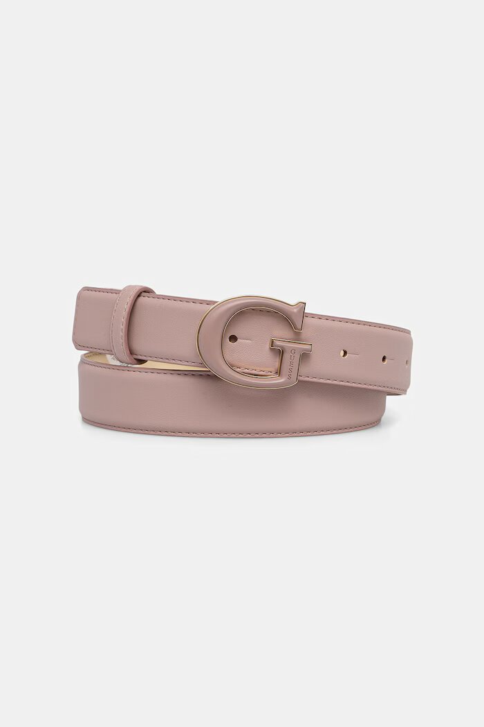 GUESS колан дамски от имитация на кожа розов BW9340 P6230